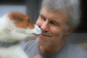 Tim Clune with Foster Puppy Alex