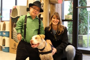 Shorty Rossi with Kim Clune, Dog House Adoptions